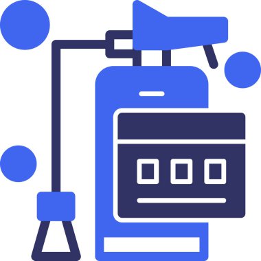 Kimyasal kimya laboratuarı simgesi