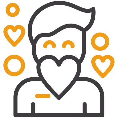 Erkekler kalp ikonunu ana hatlarıyla severler.