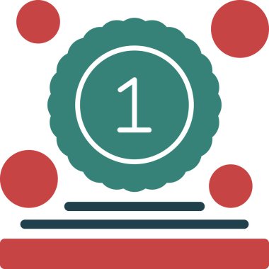 Bir Noel çelenginin vektör illüstrasyonu