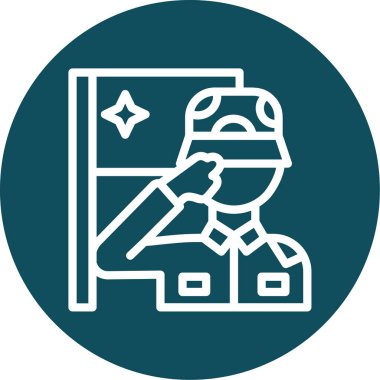 Takım elbiseli ve maskeli bir adamın vektör çizimi