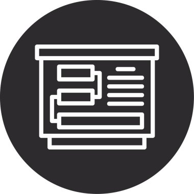 seo modern simgesinin vektör illüstrasyonu