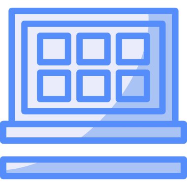 bilgisayar klavyesi elektronik simgesi doldurulmuş ana hatlar biçimi