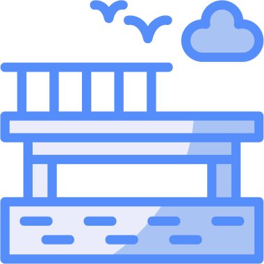 yapı inşaat simgesi ana hatları biçiminde