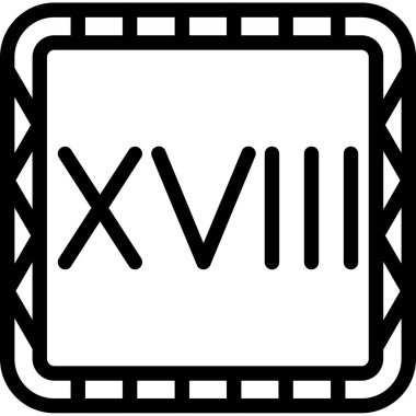 Bir takvim simgesinin vektör illüstrasyonu