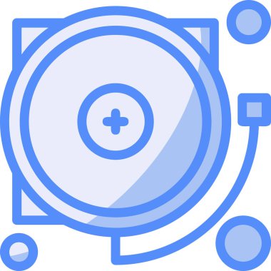 Disk simgesi, vektör illüstrasyonu