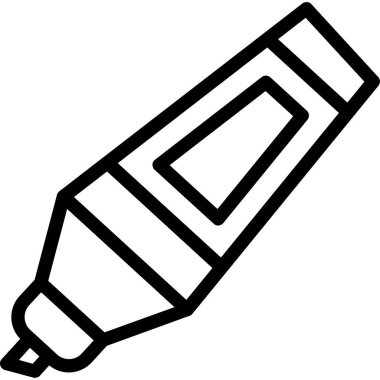 Kalem. Web simgesi basit illüstrasyon