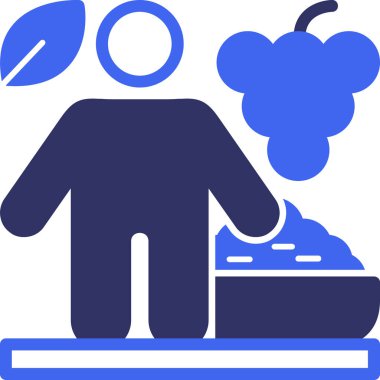 meyve sağlıklı diyet simgesi