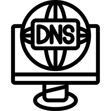 ağ web simgesi basit tasarımı