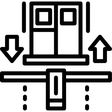 Yönlendirme yön simgesi ana hat biçiminde