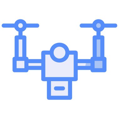 İHA simgesi vektör illüstrasyonu