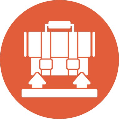 Modern tren yokluğunun vektör çizimi