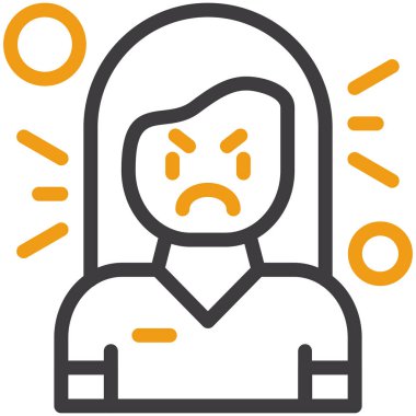 emoji simgesi vektör illüstrasyonu