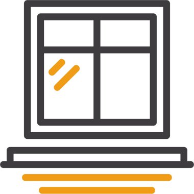 bilgisayar izleme simgesi, vektör illüstrasyonu