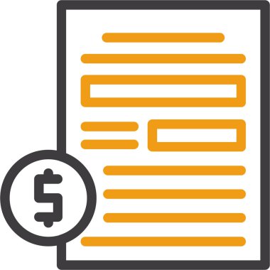 Bill simgesi, vektör çizimi