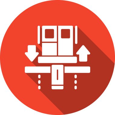 Modern simgenin vektör illüstrasyonu