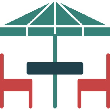 Bir çadırın vektör illüstrasyonu