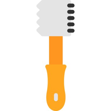 Mutfak spatulası. Web simgesi basit illüstrasyon