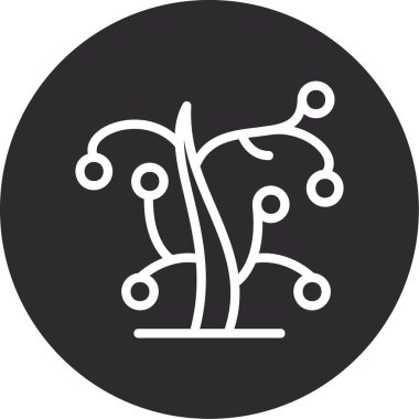 Modern b 'nin vektör illüstrasyonu ağaç simgesinden yoksun