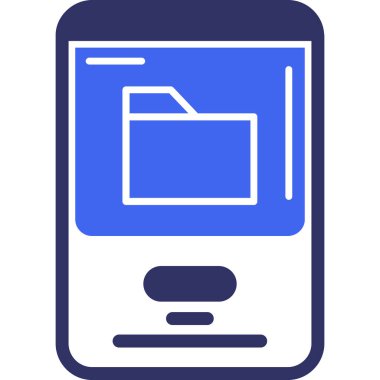 Cep telefonu. Basit resimleme