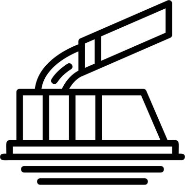 Mimari yapı şehir simgesi taslak biçiminde