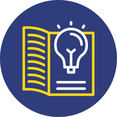 Fikir simgesi vektör illüstrasyonu