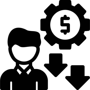 iş yönetimi vektör simgesi