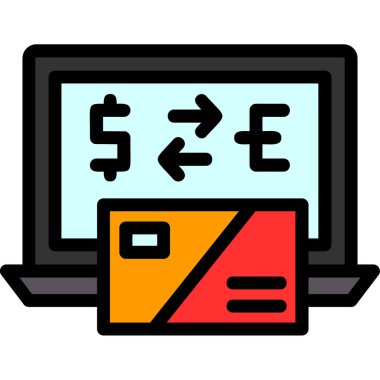 Para değişimi. Basit illüstrasyon