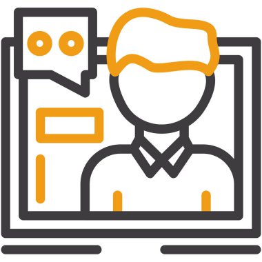 çevrimiçi eğitim öğrenme simgesi