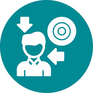 seo modern simgesinin vektör illüstrasyonu