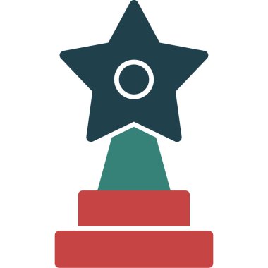 yıldız simgesi vektör illüstrasyonu