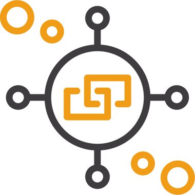 bağlantı ağ bağlantı simgesi ana hat biçiminde