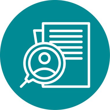 vektör Arama Simgesi illüstrasyonu