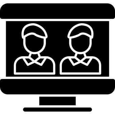 İş simgesinin vektör illüstrasyonu