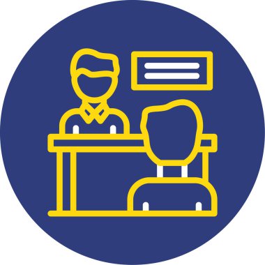 masa simgesi vektör illüstrasyonu