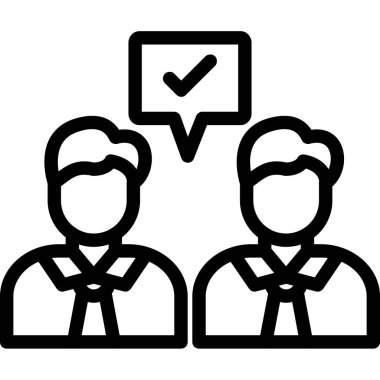 Vektör illüstrasyonu, insan simgesi