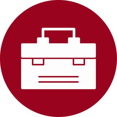 evrak çantası ikonu vektör illüstrasyonu