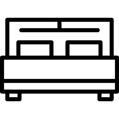 kanepe vektör çizgisi simgesi