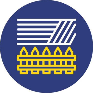 Modern yapı simgesinin vektör illüstrasyonu