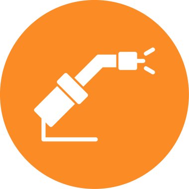 Mikroskop simgesi vektör çizimi