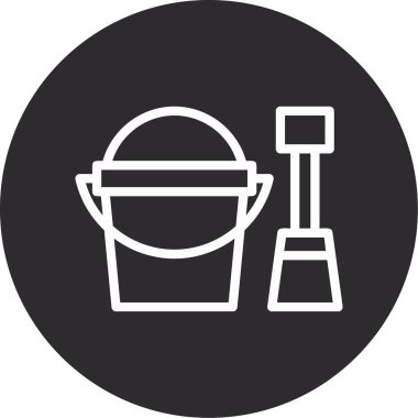 Yapı ve onarım simgesinin vektör illüstrasyonu