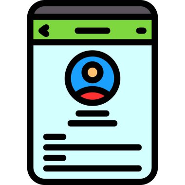 gezici arama web simgesi - taslak biçimi