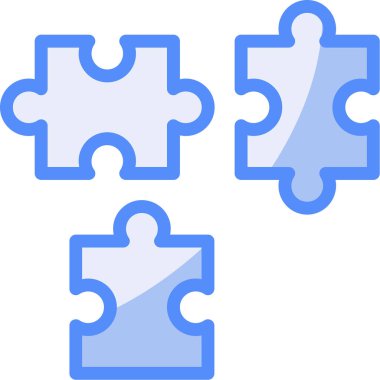 iş stratejisi bulmaca simgesi - özet biçimi