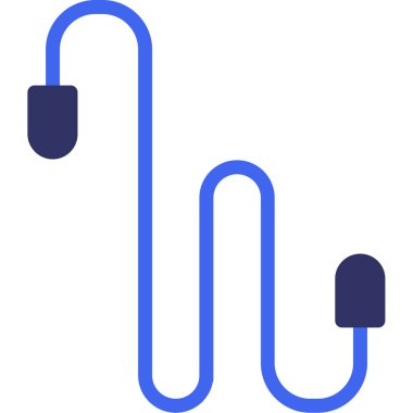 kablo kablosu simgesi, illüstrasyon