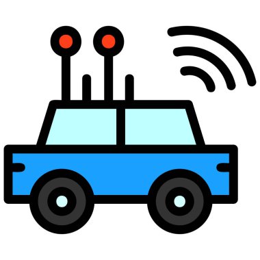 araba paylaşım simgesi vektör illüstrasyonu