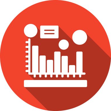 İş grafiğinin vektör illüstrasyonu