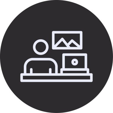 seo modern simgesinin vektör illüstrasyonu