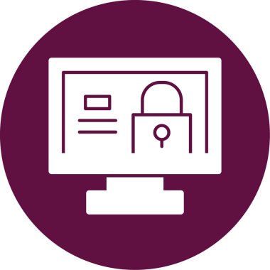 bilgisayar simgesi vektör illüstrasyonu