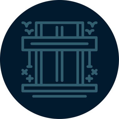 Modern b 'nin vektör illüstrasyonu eksik simgesi