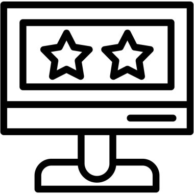 Beyaz arkaplanda web tasarım simgesi, vektör illüstrasyonu