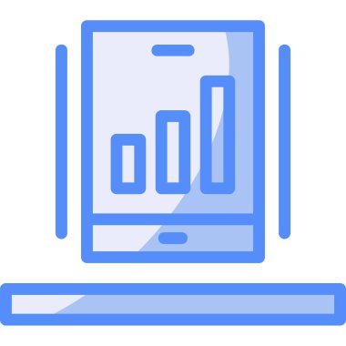 analitik iş grafiği simgesi